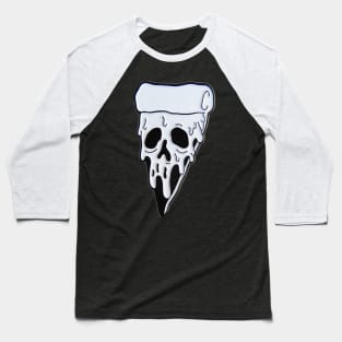 Spooky Pop Punk Melting Pizza Baseball T-Shirt